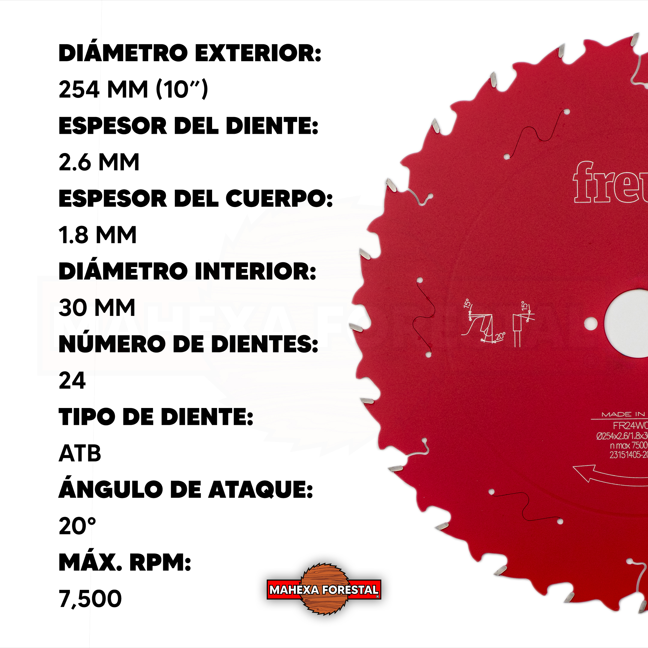 FR24W001T 2 MAHEXA FORESTAL FR24W001T